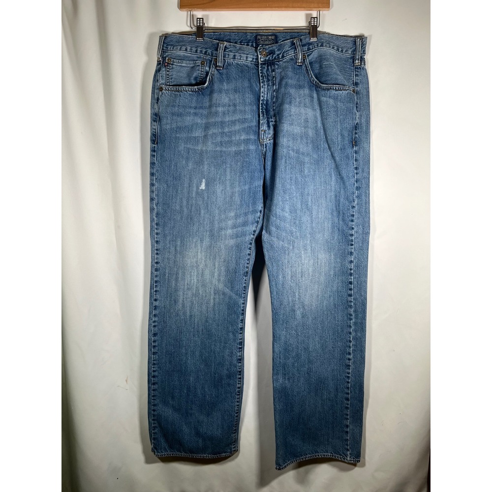 Polo Jeans Co Ralph Lauren Mens 40x32 Blue Straight Leg Denim Pants Medium Wash